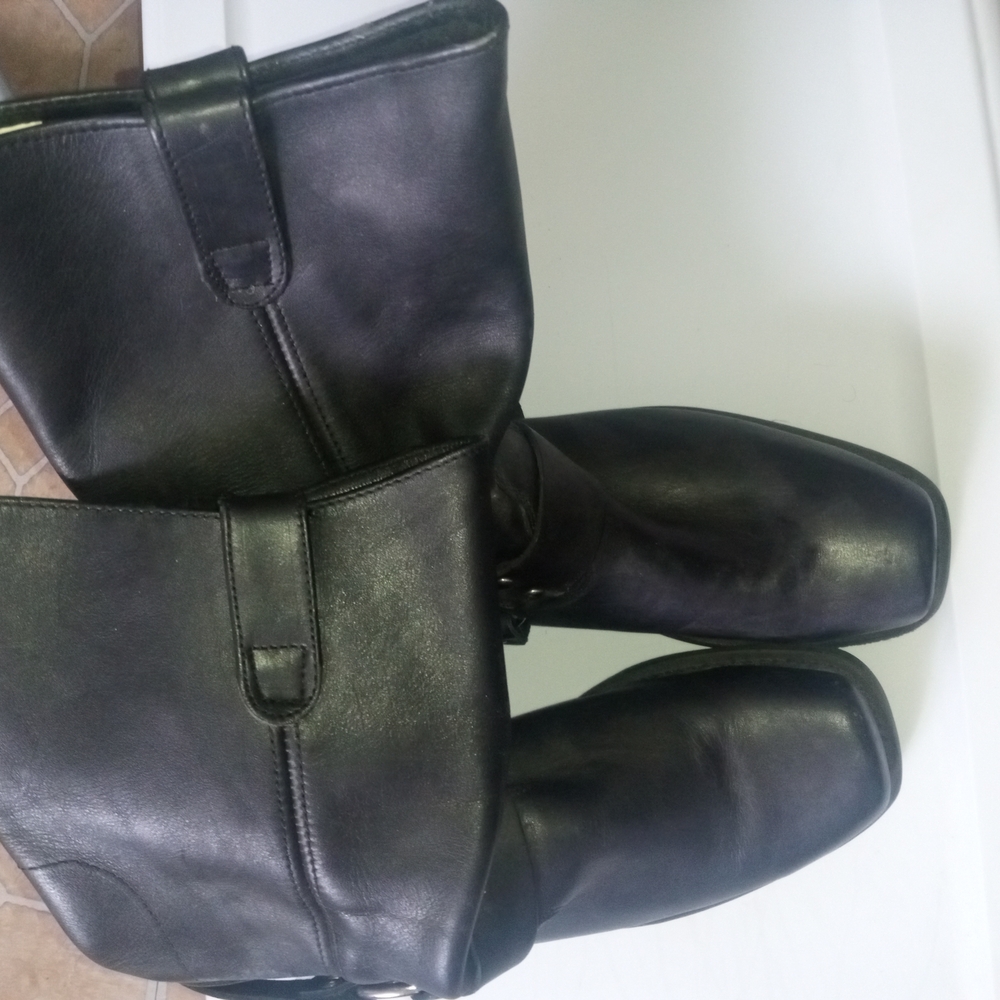 Black Leather Boots